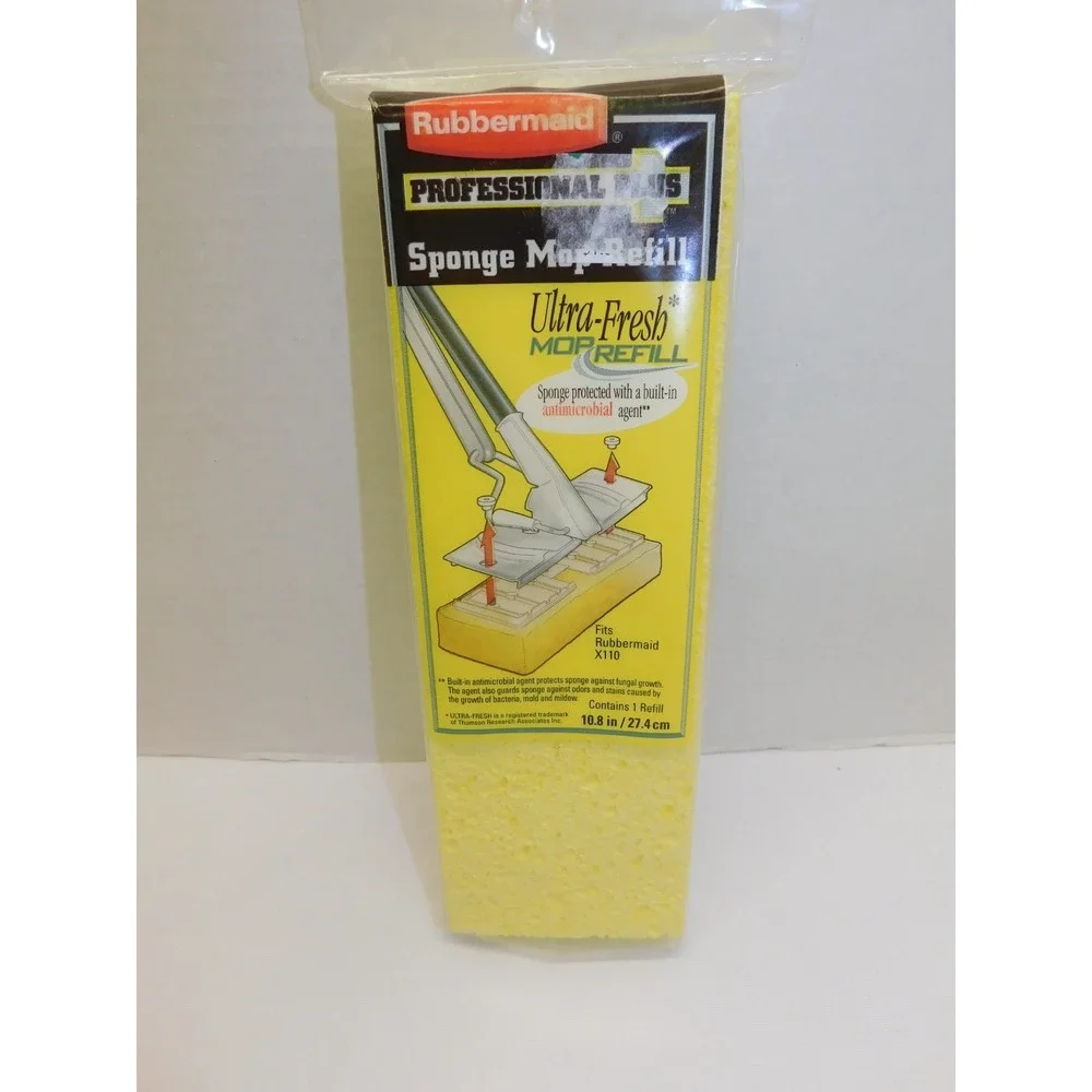 Rubbermaid Professional Plus Sponge Mop Refill Head X110